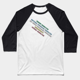 Disability pride flag meanings Baseball T-Shirt